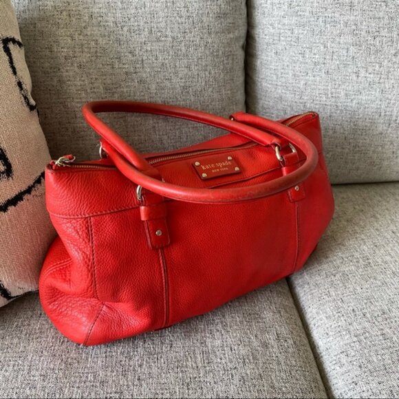 Kate Spade | "Poppy Red" Berkshire Road Teegan Tote | One Size - Picture 1 of 15
